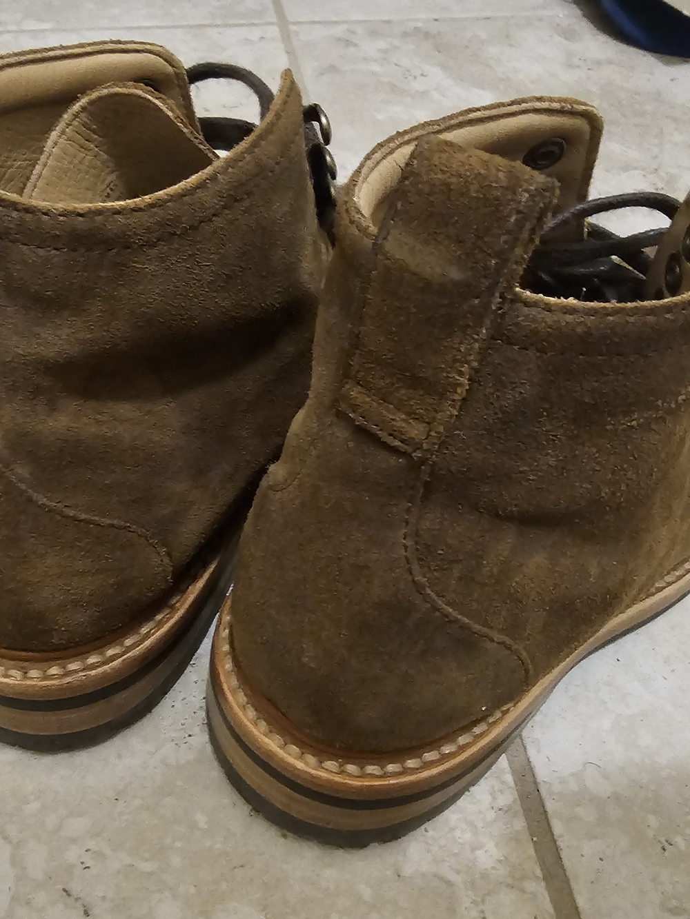 Brown Suede Lace-Up Chukka Boots for Men - Picture 3 of 6